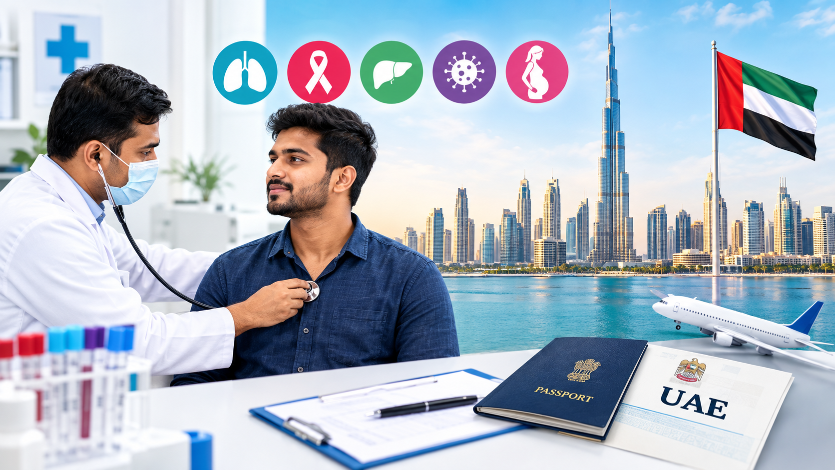 GAMCA Medical For UAE for Indian workers before getting a UAE job